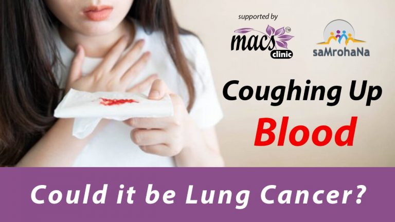 coughing up blood cancer