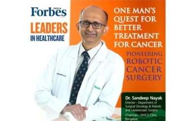 Forbes India – Leaders in Healthcare: ONE MAN’S QUEST FOR BETTERTREATMENT FOR CANCER