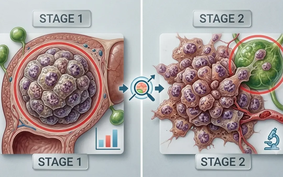Stage 1 and Stage 2 both mean early cancer but they're not the same. Here's what the difference actually means for treatment and outcomes.